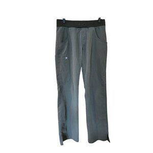 Figs Technical Collection Womens Scrub Pants XS Green Polyester Rayon Blend